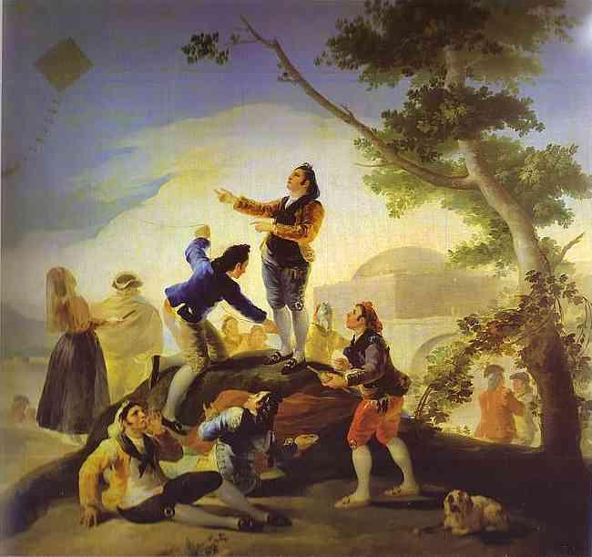 Francisco Jose de Goya La cometa(Kite) oil painting image